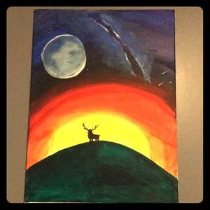 12x24 acrylic painting